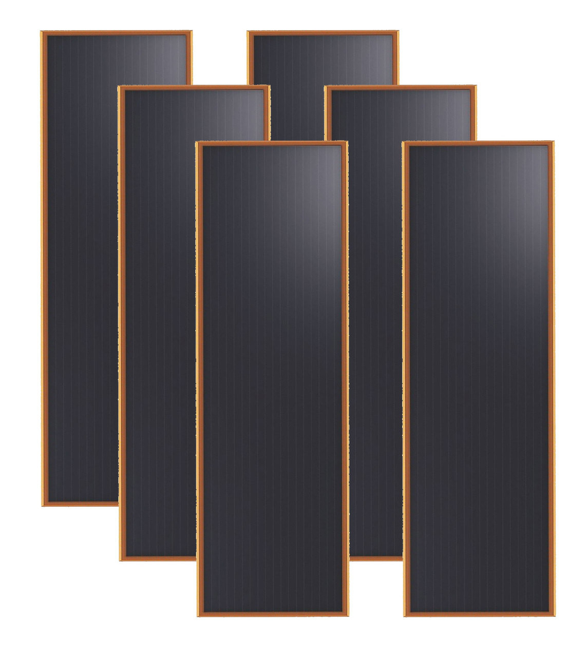 Brunton Solarflat 15w 12v 36x12x0.75 Amorphous 6 Solar Panels