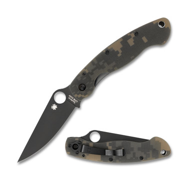 Navaja Spyderco Military, Digital Camo, negro C36GPCMOBK