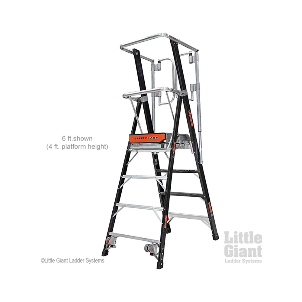 Little Giant Safety Cage Ladders