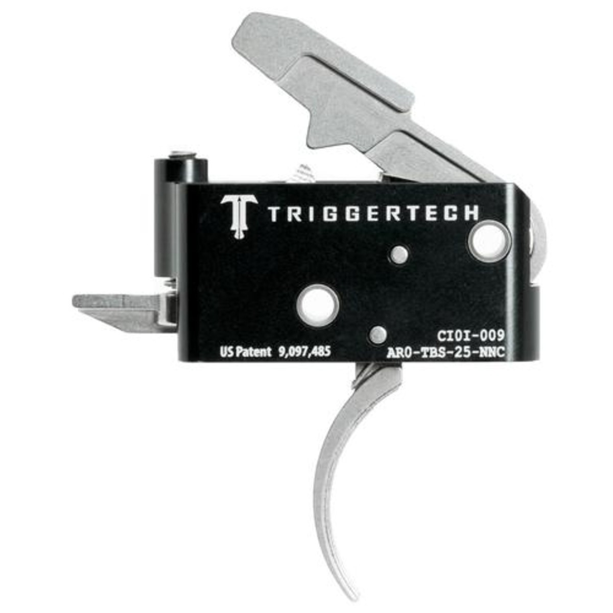 TriggerTech Adaptable AR Primary Trigger, Curved / 2 Stage