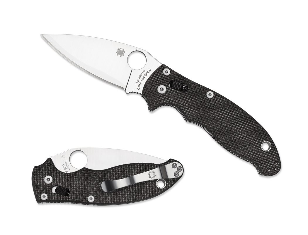 Spyderco C101CFPE2 Manix 2 Carbon Fiber CPM 154/S90V Folding Knife