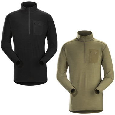 ArcTeryx Mens Cold WX AR Wool Zip Neck Shirt On Sale - Best