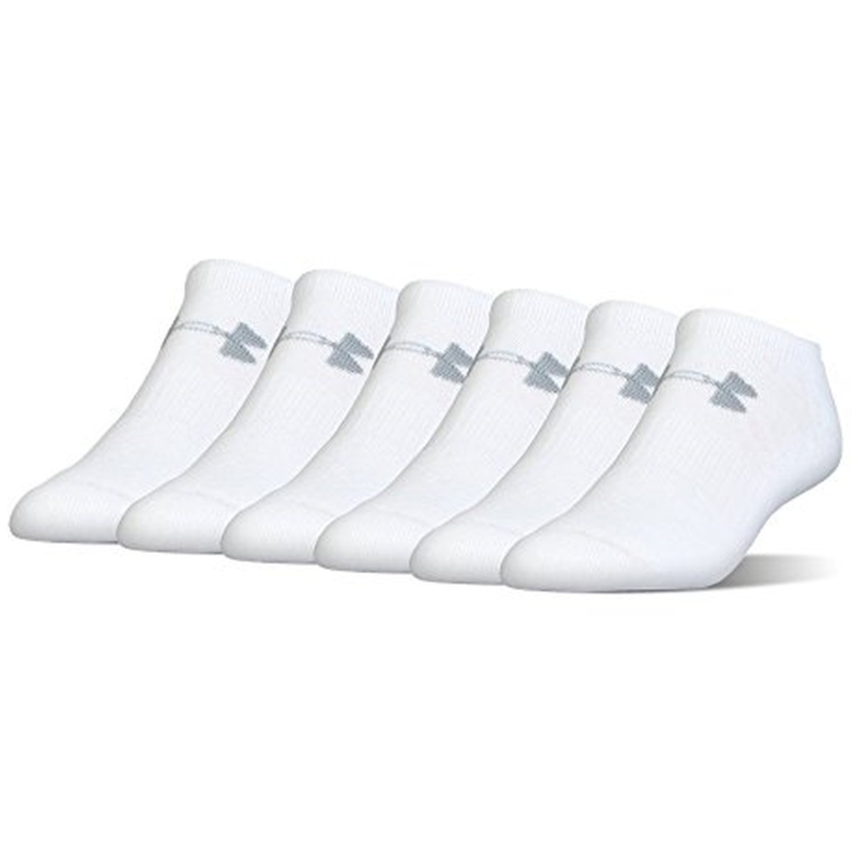 Under Armour Charged Cotton 2.0 No Show Socks 6pk
