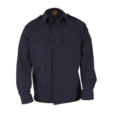 Propper F545238405 Long Sleeve 2-Pocket BDU Shirt, Dark Navy