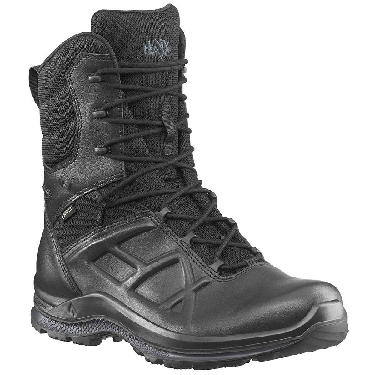 Haix Men's Black Eagle Tactical 2.0 GTX High Side Zip Waterproof 8" Boots