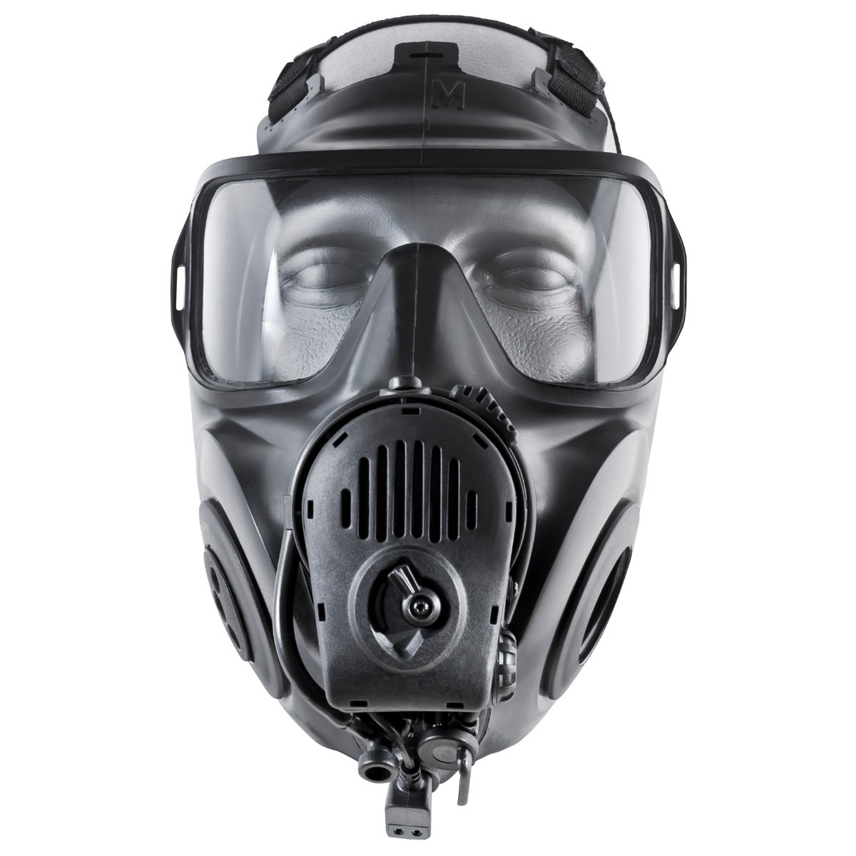 AVON FM53 Twin Port Gas Mask w/ Voice Projection