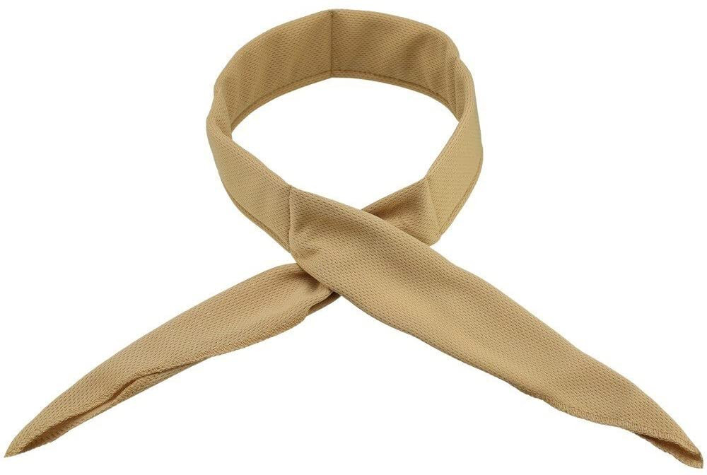 HyperKewl Evaporative Cooling Neck Bands Khaki