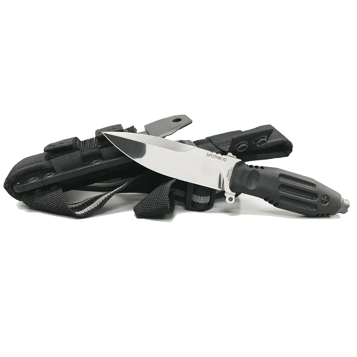 Fox Knives FX-810 B Sputnik 10 Knife Black Handle Polished