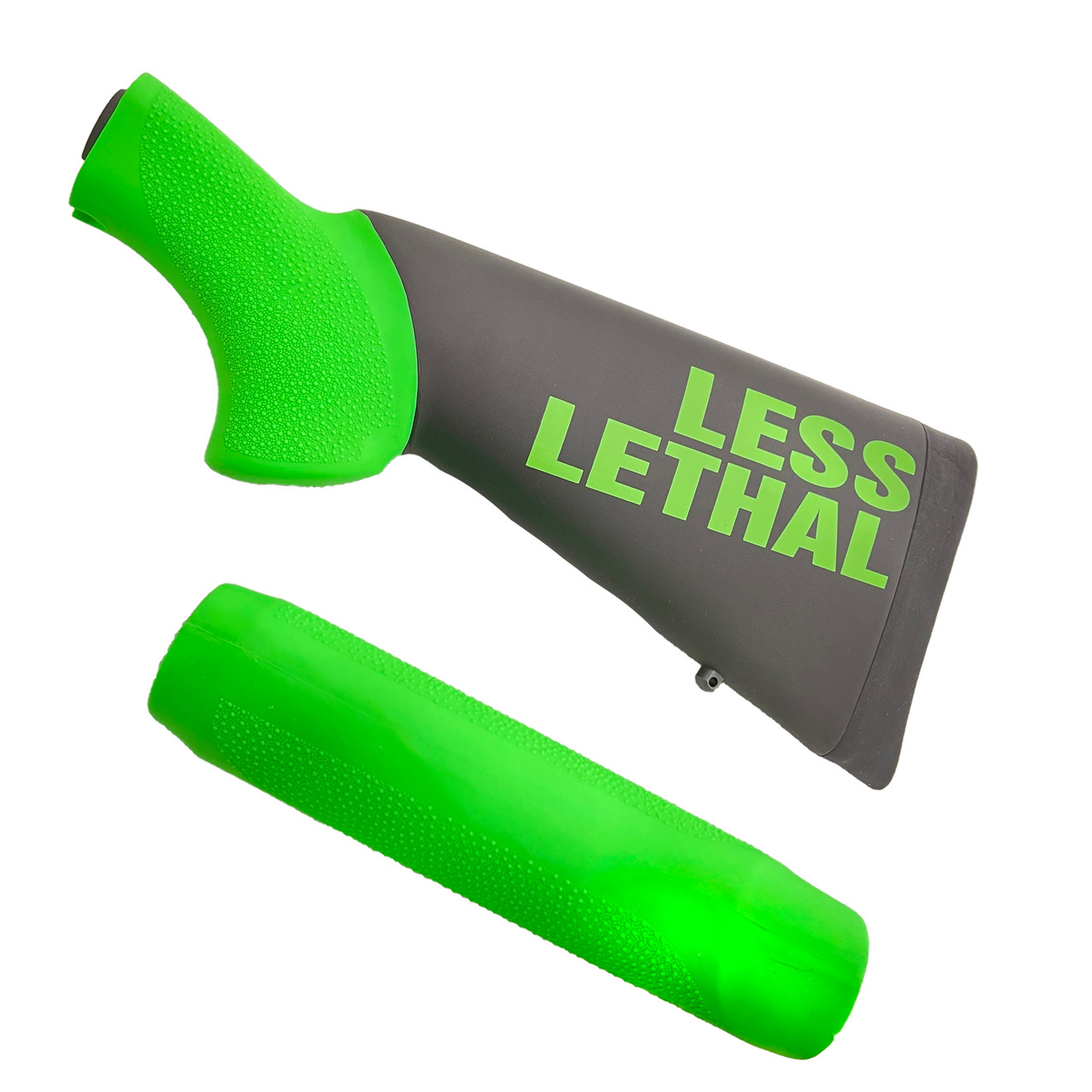 Hogue Less Lethal Florescent Green Shotgun Stock & Forend Sets Remington 870