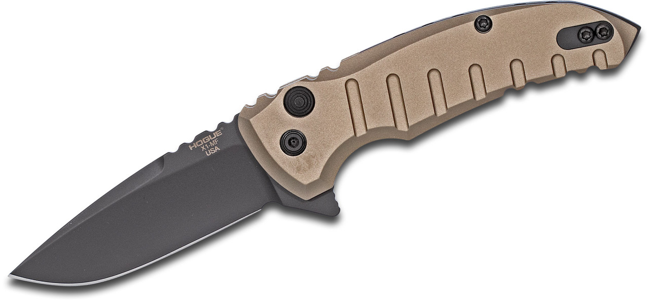 Hogue X1-Microflip Manual Flipper 2.75" Drop Point Blade FDE