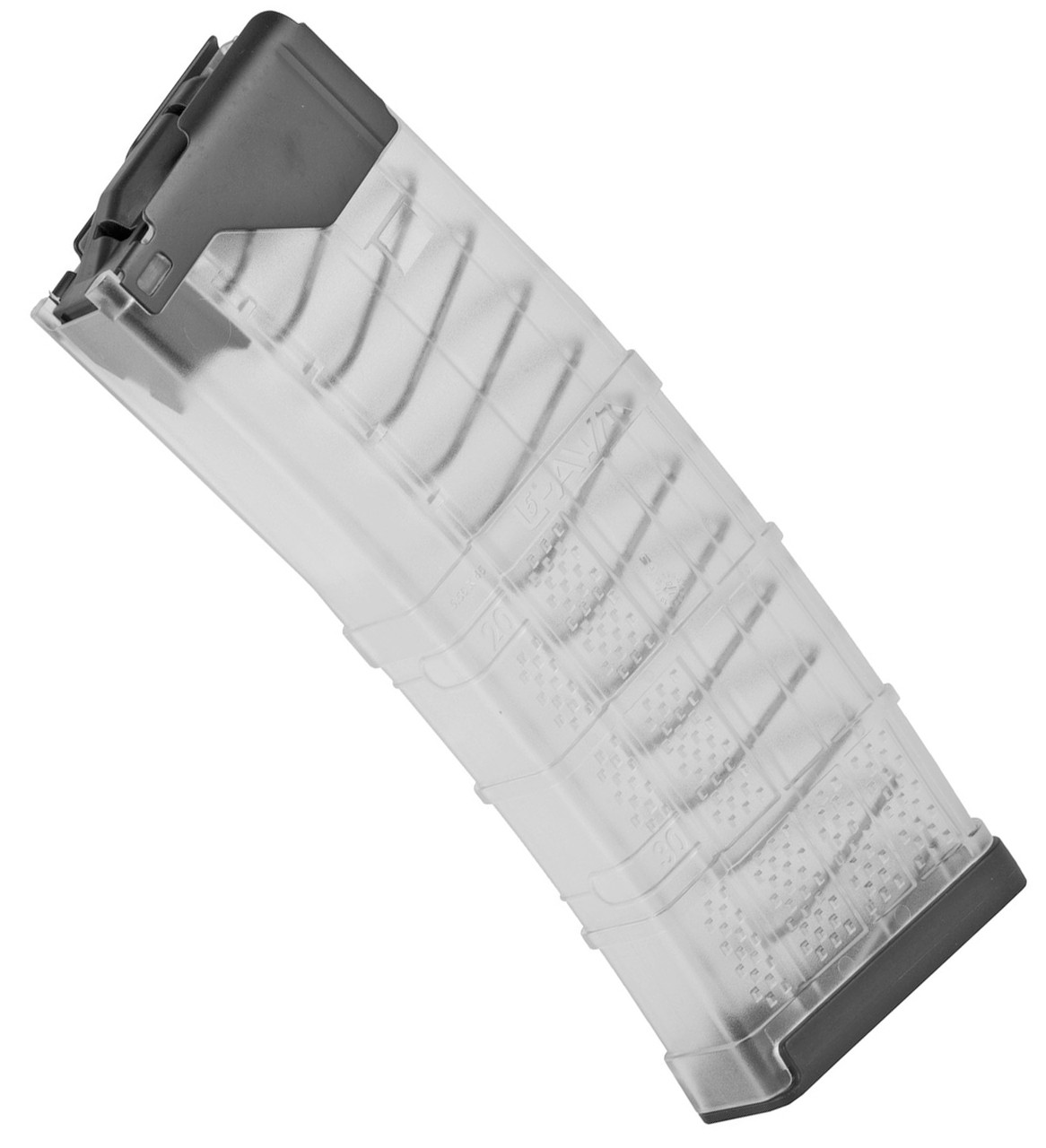 実物 LANCER ランサー マガジン 透明 L5AWM 30 clear Lancer L5AWM 5.56mm 30-Round Translucent CLEAR Magazine