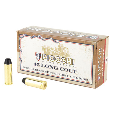 Fiocchi Cowboy Action .45 Long Colt 250gr LRNFP Ammunition 50-Rounds