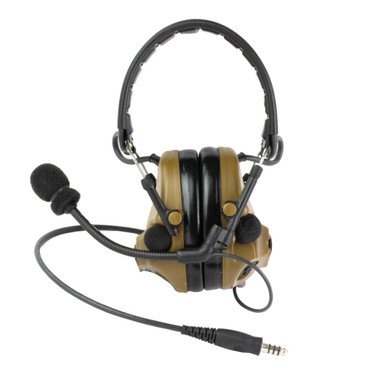 3M Peltor MT20H682FB-47 CY ComTac V Single Lead Headset Coyote