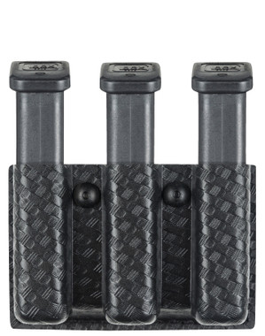 Pochette Triple Chargeur Safariland 775 Slimline - Cuir, Pour Glock 20/21, Noire, Neuve