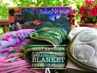 TAKE N HEAT
Micro-Plush, Battery Operated, Heating Blanket
