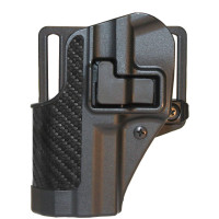 Blackhawk 410017BK-L Serpa CQC Paddle & Belt Loop Holster for H&K P30 Left Hand 