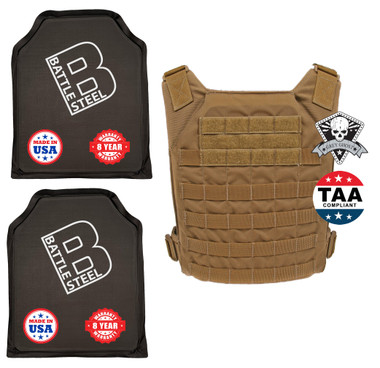 Grey Ghost Gear Minimalist Plate Carriers w/Dual Level 3A+ Plates On ...