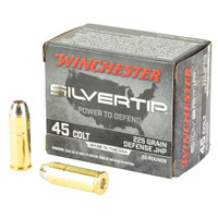 Winchester Silvertip Defense 45 Colt Ammo 225gr Silvertip Jacketed Hollow Point 20 Rounds