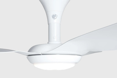 White Haiku with white downlight kit