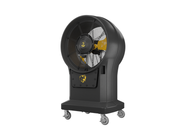 Side view of torrent portable misting fan