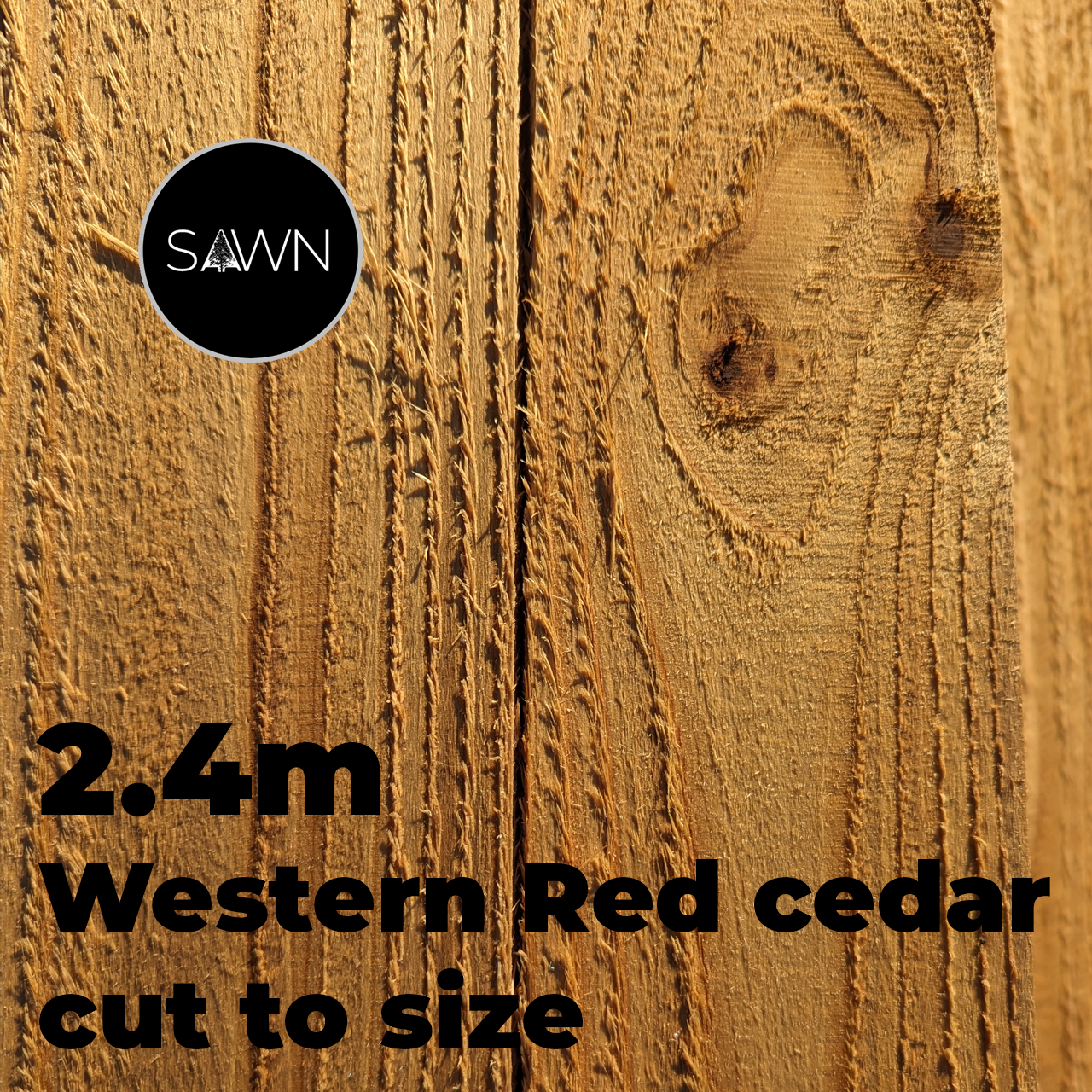 2.4M Western Red Cedar cut to size - Premium quality lumber