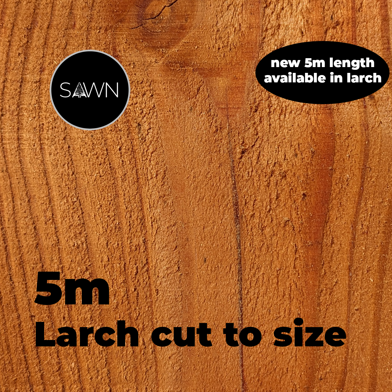 5m cut to order larch