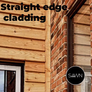 Straight edge cladding Straight edge cladding