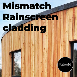 Mismatch rainscreen cladding