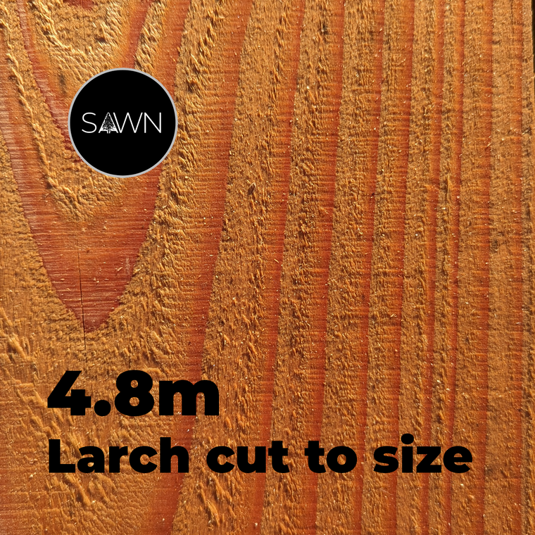 Cut to order Larch boards