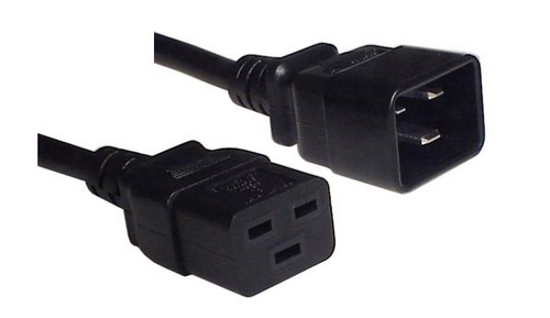 5M - Power cord - C19 IEC - C20 IEC - Black