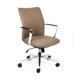 Director Mid Back Tan leather