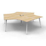 Infinity 120 Degree Workstation - Eternity Leg