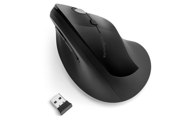 Mouse Wireless Pro Fit Vertical Black Kensington