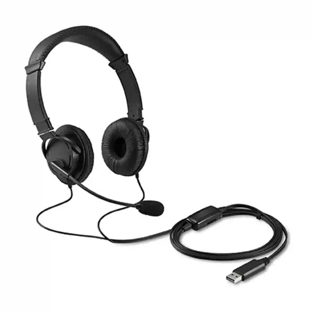 Kensington Headphones Hi-Fi USB-a Microphone & Volume Control