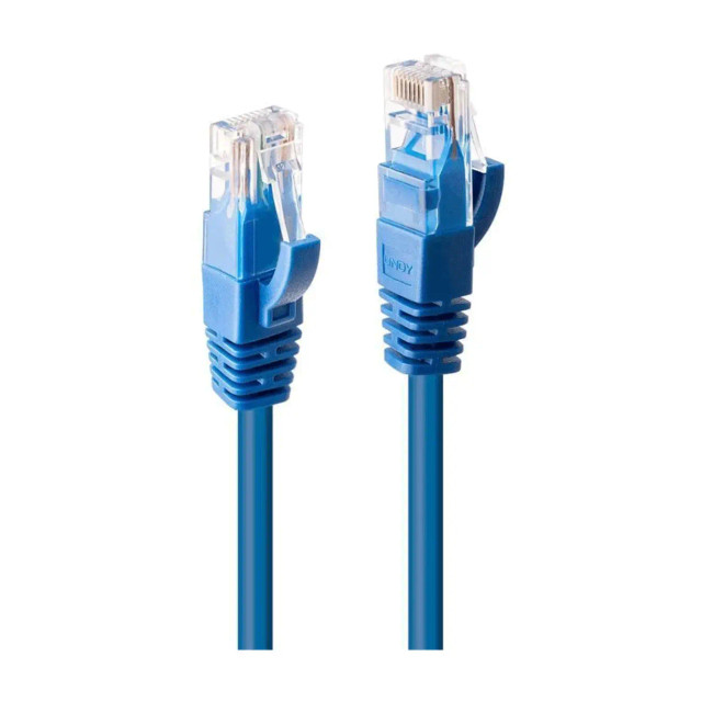 Lindy 1m CAT6 U/UTP Gigabit Network Cable Blue [48017]