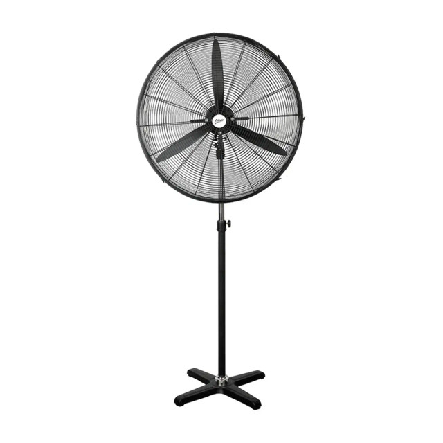 Nero Black Industrial Pedestal Fan 75cm