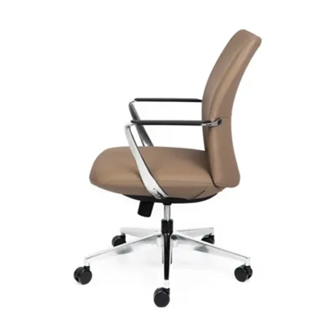Director Mid Back Tan leather