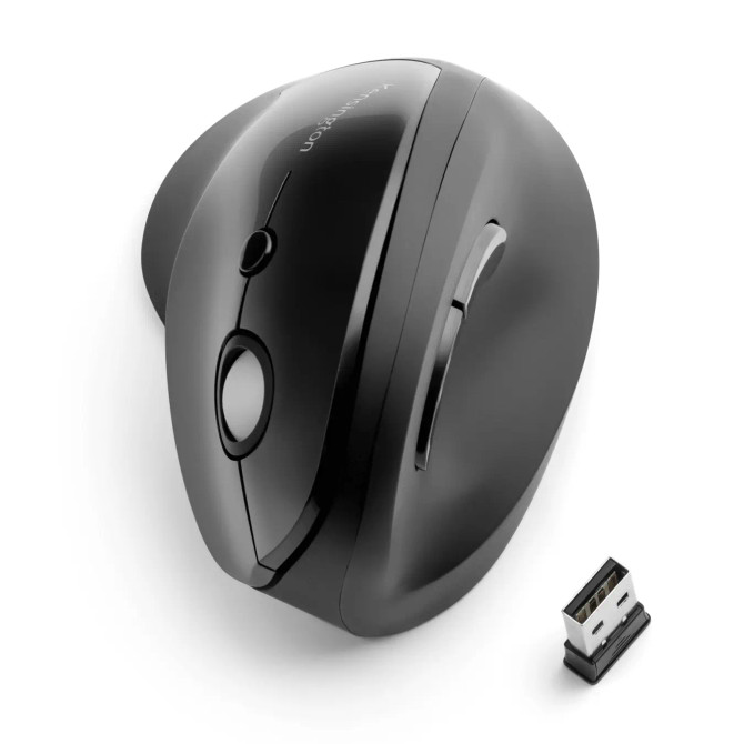 KENSINGTON PRO FIT ERGO VERTICAL WIRELESS MOUSE BLACK