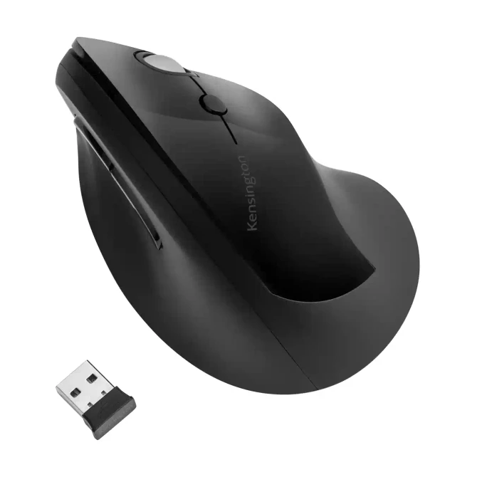 Kensington Pro Fit Ergo Vertical Wireless Mouse Black