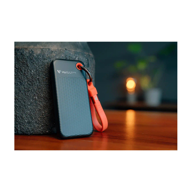 Verbatim Pocket SSD USB 3.2 Gen 2 1TB Black/Red