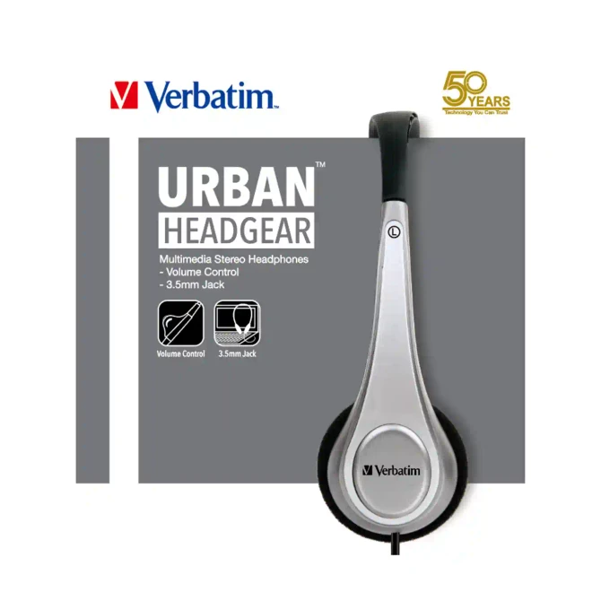 Verbatim Headset with Volume Control