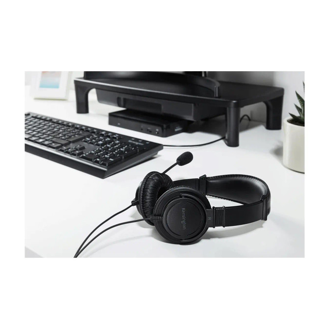 KENSINGTON USB-A HEADPHONES WITH MIC