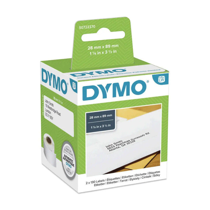 DYMO LW Address Labels 28mm x 89mm