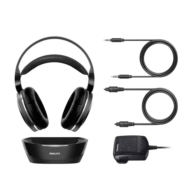 Philips Full-Size HI-FI Wireless TV Headphones with Bass [SHD8850]
