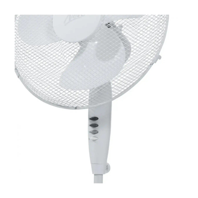 Nero White Pedestal Fan 40cm