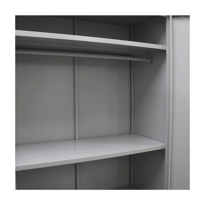 Top Shelf with Rail for GO Steel Cupboard