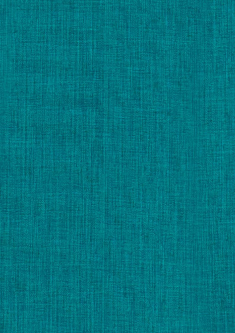 A textured fabric in a rich teal colour, suitable for a women’s 3/4 sleeve shirt. It features a subtle pattern.