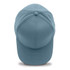 Light blue baseball cap with textured pattern, front view.