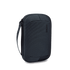 A storage case for electronics in dark grey, featuring a carrying strap and a subtle logo.