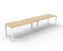 Infinity Desk Single Sided 2 Person No Screen